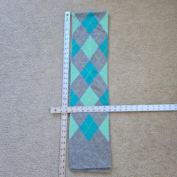 J. Crew Cashmere Argyle Scarf - Picture 3 of 7